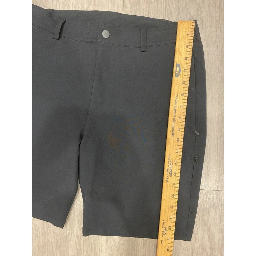 Mack Weldon Shorts Mens Medium Black Performance Zip Pockets Stretch M - Picture 4 of 7